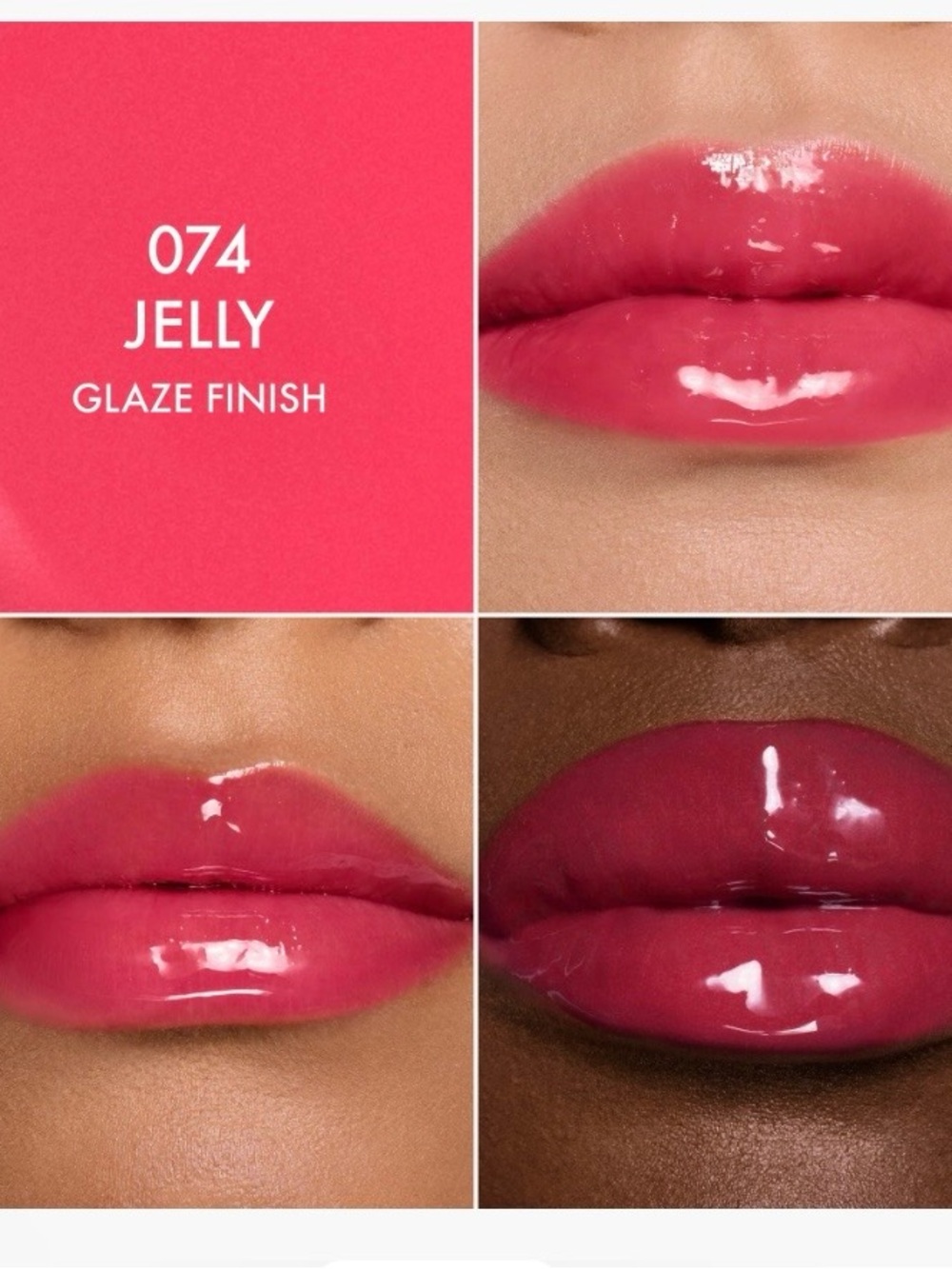 Jelly Glaze Finish Lip Gloss - Pink (Shade 074)